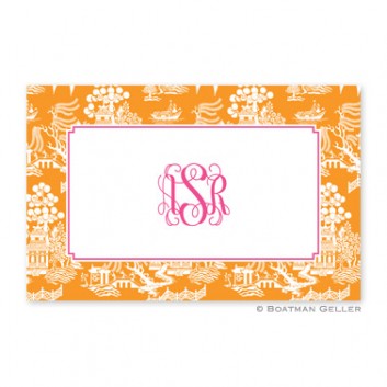 Laminated Placemat – Chinoiserie 1 Laminated Placemat - Chinoiserie