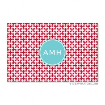 Laminated Placemat - Lattice