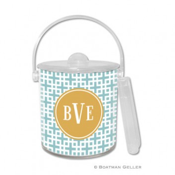 Ice Bucket – Lattice Slate 1 Ice Bucket - Lattice Slate