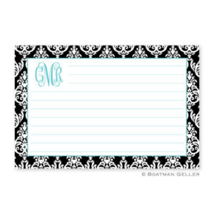 Recipe Cards - Madison Damask