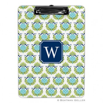 Clipboard – Pineapple Repeat Teal 1 Clipboard - Pineapple Repeat Teal