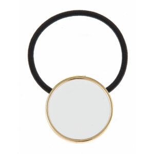 Monogrammed Hair Tie  (White)