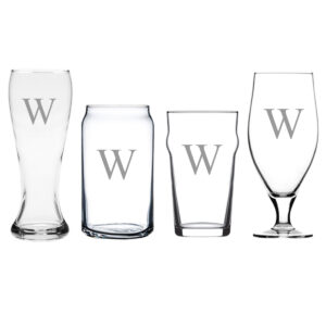 PERSONALIZED VARIETY MIXED BEER GLASSES (Set 4)