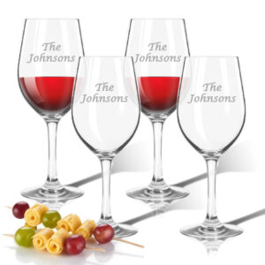 Personalized Tritan Wine Stems 12 oz (Set of 4)