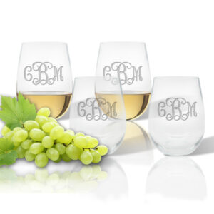 Stemless Wine Tumbler (Set of 4) (Tritan Unbreakable )