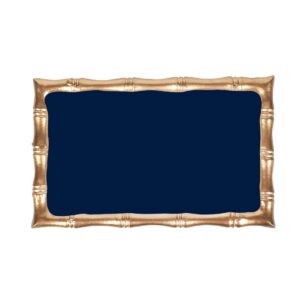 Bamboo Rectangle Tray (Navy)