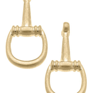 Lou Ann Horsebit Stud Earrings